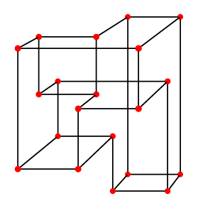 A graph with axis-parallel edges