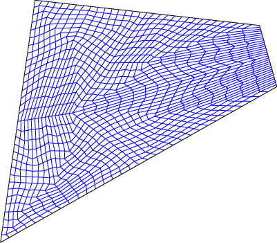 Area- and perimeter-preserving map constructed by recursive subdivision