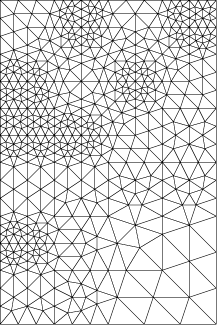 example of acute triangulation using tiles