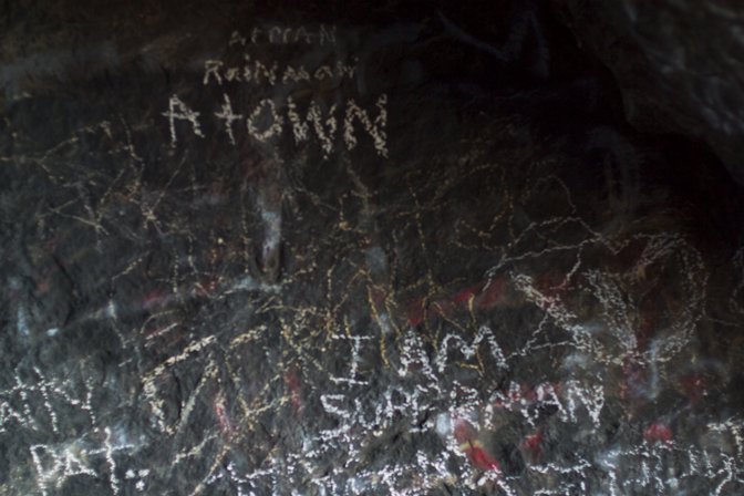 Cave Landing Graffiti, II