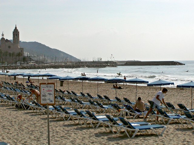 More beach chairs