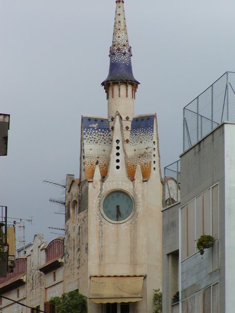 Funky clock tower