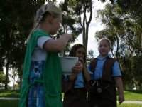 Brownie Girl Scouts know how to take care of themselves