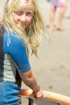 Sara With Surfboard, II