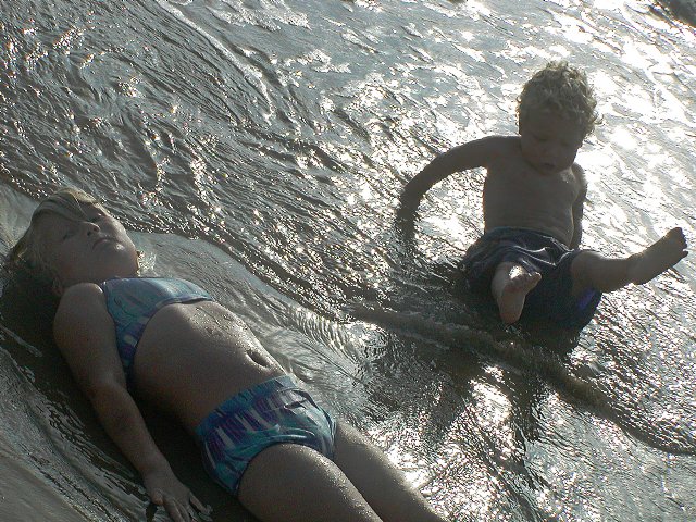 Timothy leans back