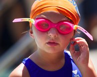 Kate in goggles