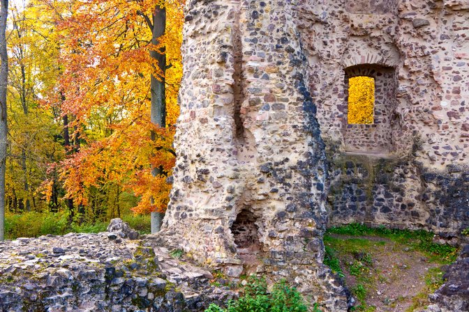 The ruins of Schloss Dagstuhl, Germany