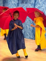 Singing in the Rain: Umbrellas Open