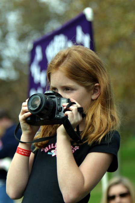 Young photojournalist