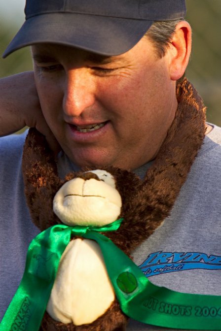 Coach Todd with the Monkey