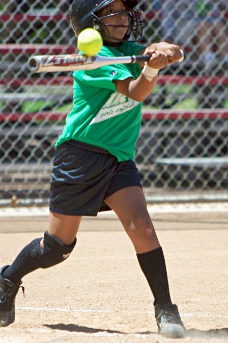 Ashley puts bat on ball