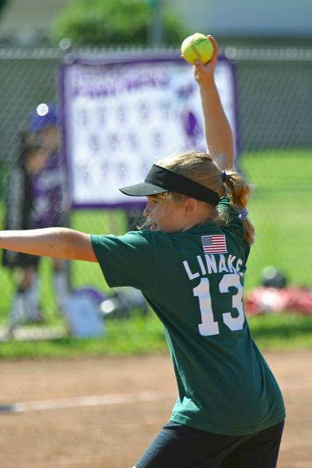 Lindsay pitching
