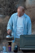 David makes coffee