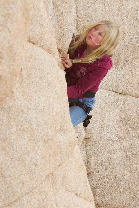 Sara Climbing