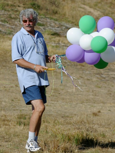 Graeme with Balloons