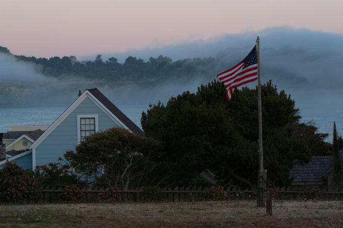 Flag and Fog