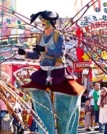 Clown parade at the Orange County Fair