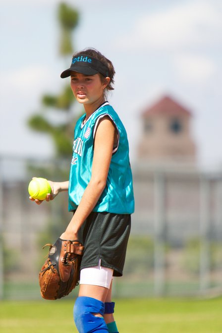 Allie On The Mound