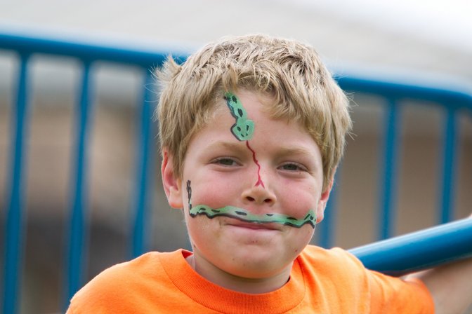 Snake Face Paint