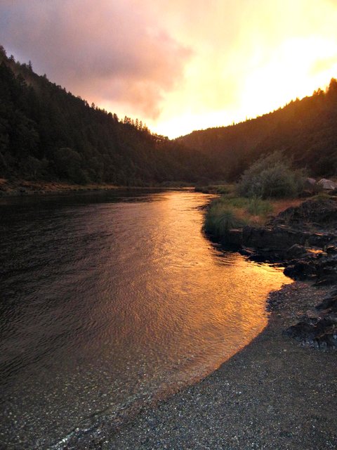 Sunset on the Rogue River