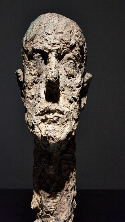 Alberto Giacometti, Monumental Head, in the National Art Center, Roppongi, Tokyo
