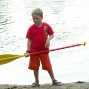 Timothy With Paddle