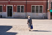 Old Woman In Piazza