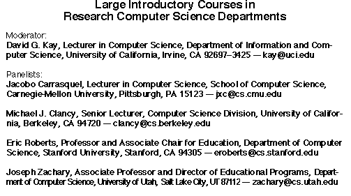 Large Introductory Courses in