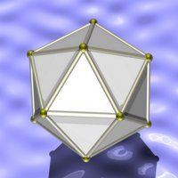 Ray-traced icosahedron