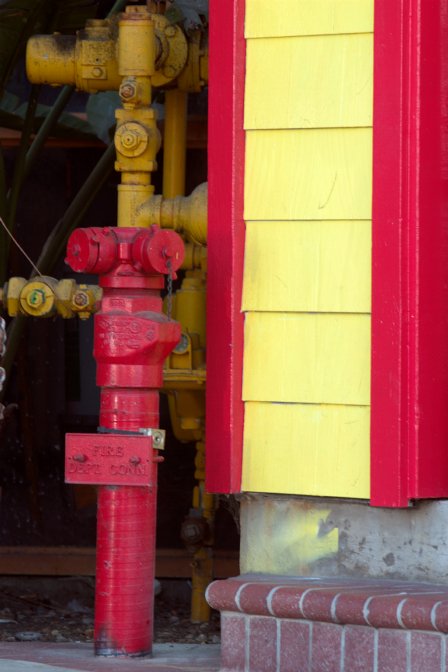 Color-coordinated fire hydrant