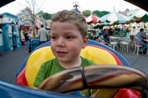 Timothy driving in Toontown