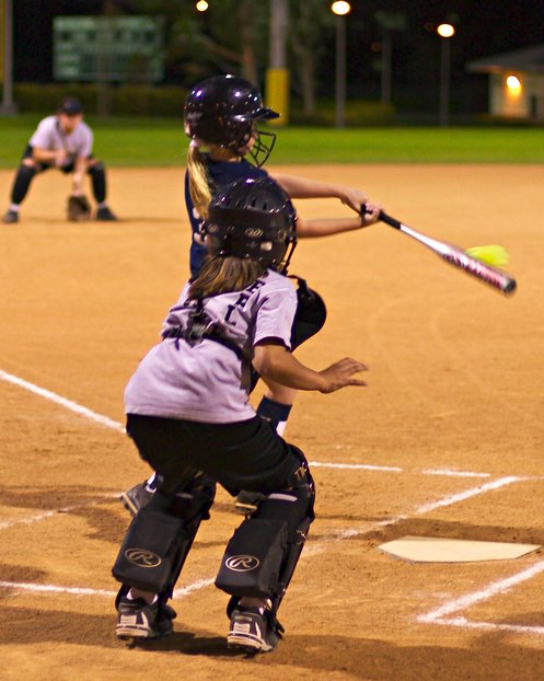 Brooke Bat On Ball