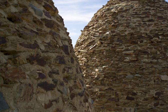 Two charcoal kilns