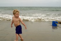 Timothy playing in the surf