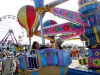 Sophia and Sara on the Balloon Ride