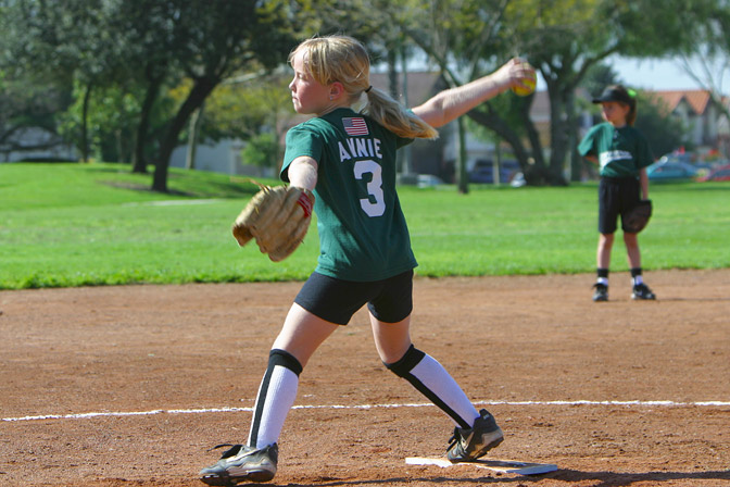Annie pitching