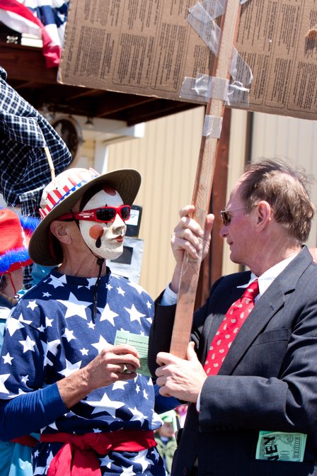 Mime Vs Businessman