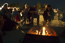 Reading around the campfire