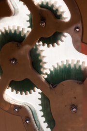 Play structure gears