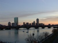 Sunset over the Charles