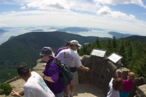 Mt. Constitution, observation tower balcony