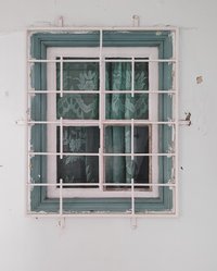 Green Window Frame