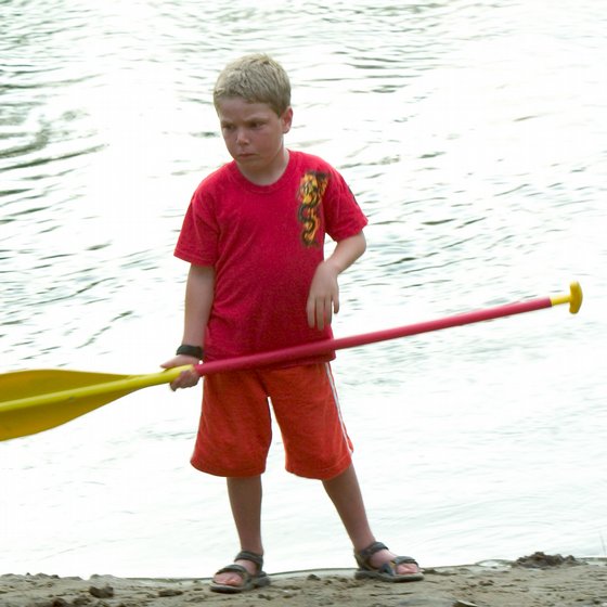 Timothy With Paddle