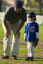 Cub coach and one of his players