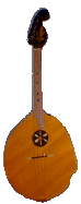 The image shows a kobza, the
                Ukrainian national instrument