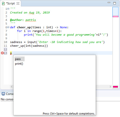 python programming in the eclipse ide