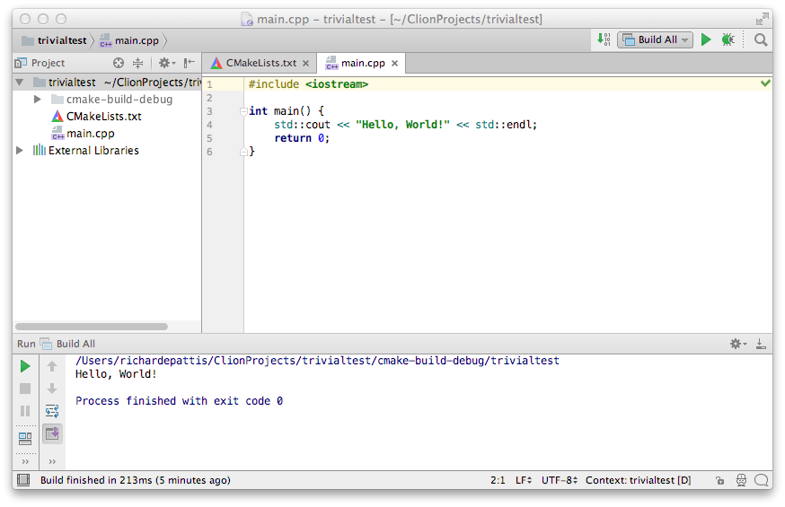 CLion IDE: Downloading, Installing, and Testing