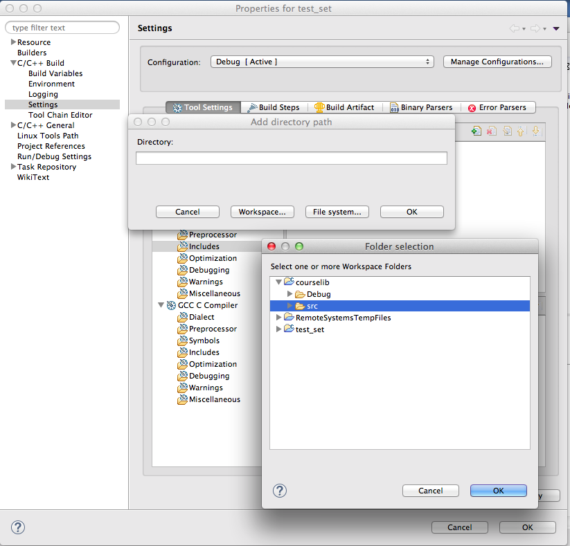 Course Library Installation/Use in Eclipse/C++ Instructions